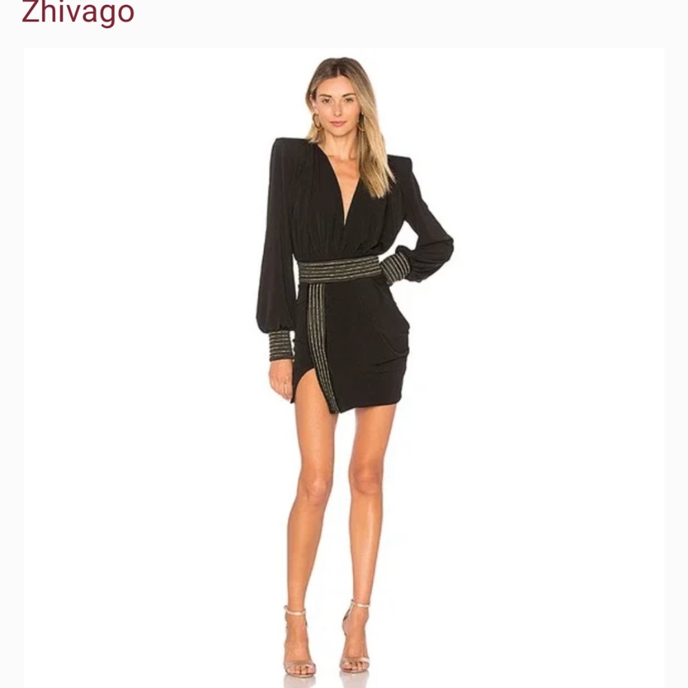 Zhivago Black Mini Dress worn once